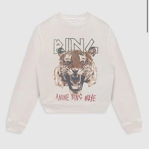 SOLD! Anine bing tiger sweatshirt